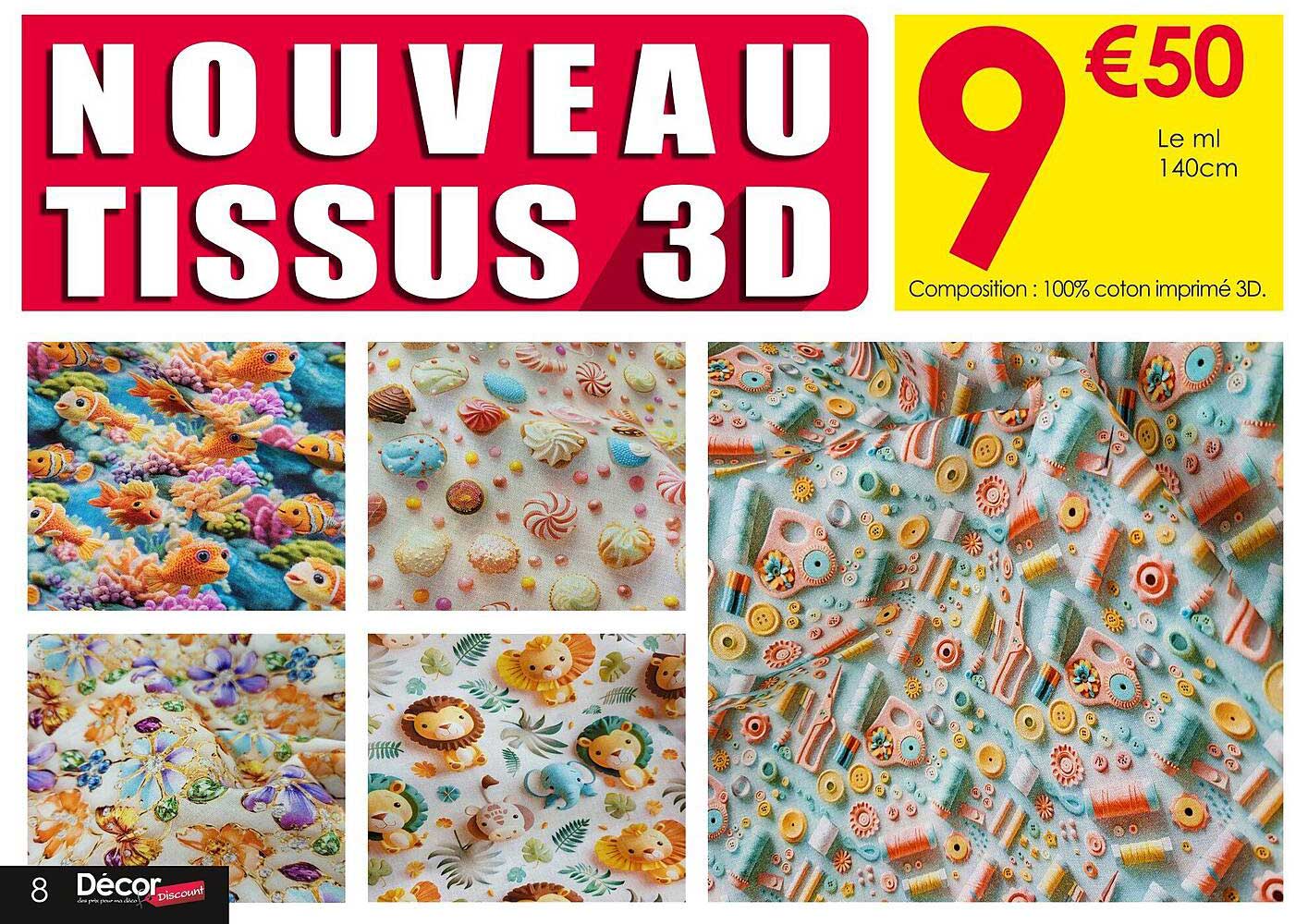 NOUVEAU TISSUS 3D