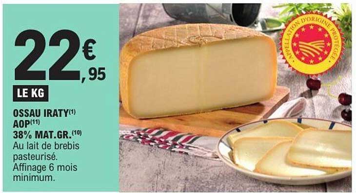 Ossau Iraty AOP 38% MAT.GR.