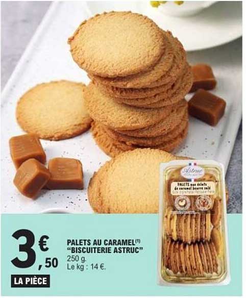 PALETS AU CARAMEL "BISCUITERIE ASTRUC"