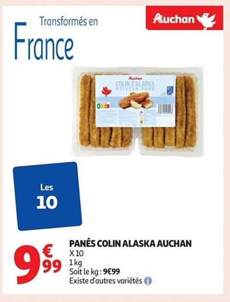 PANÉS COLIN ALASKA AUCHAN