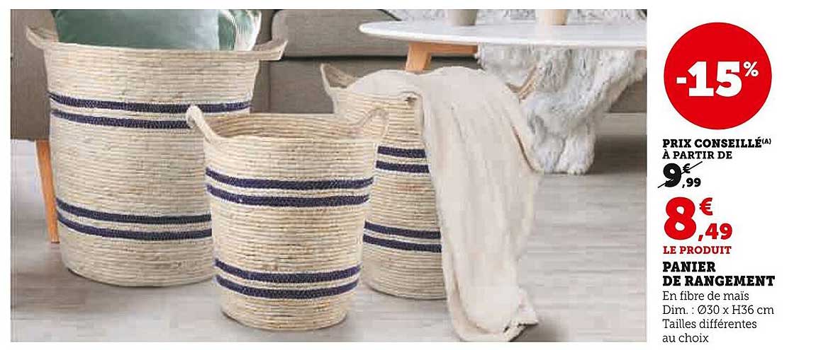 PANIER DE RANGEMENT