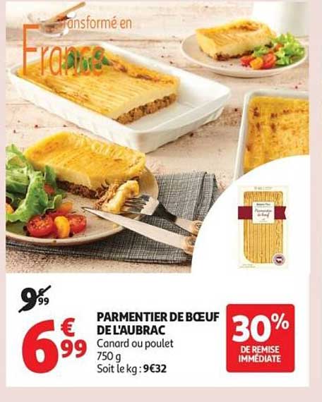 PARMENTIER DE BŒUF DE L'AUBRAC