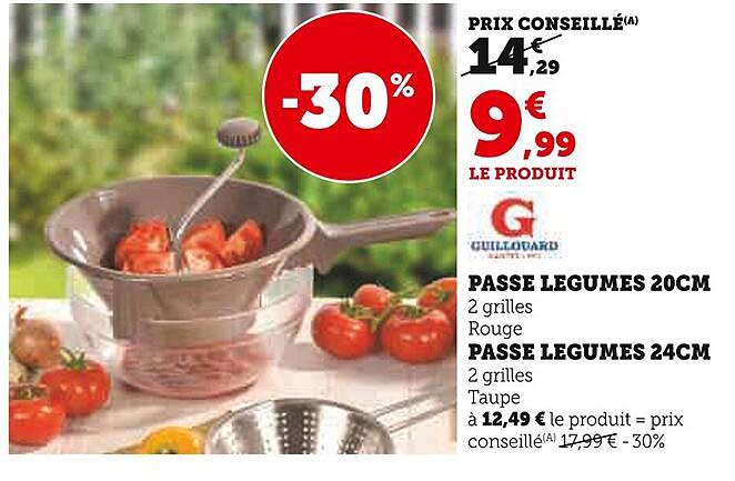 PASSE LEGUMES 20CM et 24CM
