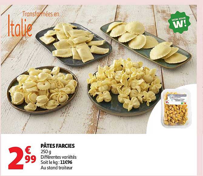 PÂTES FARCIES