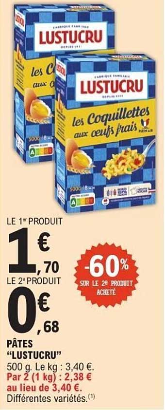 PÂTES "LUSTUCRU"