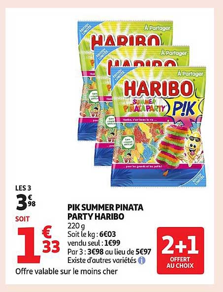 PIK SUMMER PINATA PARTY HARIBO