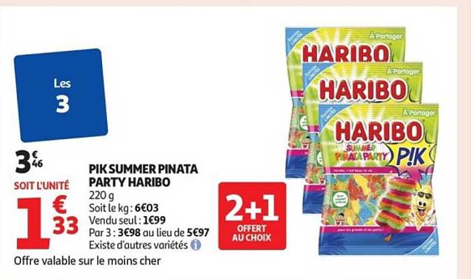 PIK SUMMER PINATA PARTY HARIBO