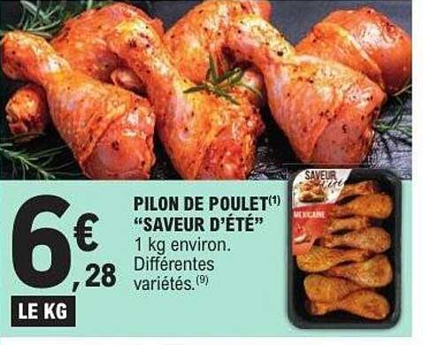 PILON DE POULET "SAVEUR D'ÉTÉ"