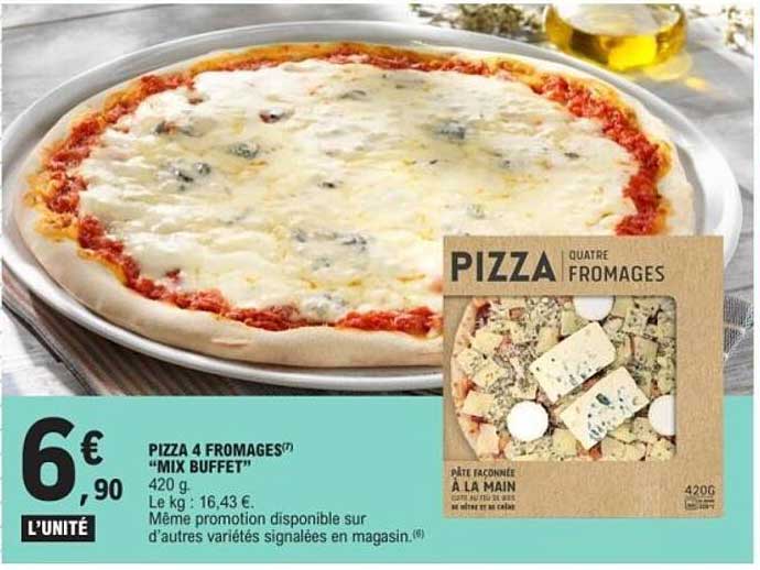 PIZZA 4 FROMAGES "MIX BUFFET"