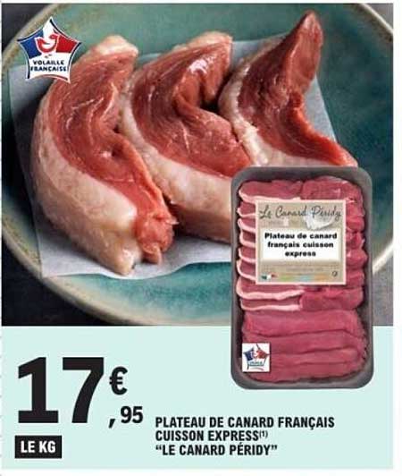 PLATEAU DE CANARD FRANÇAIS CUISSON EXPRESS