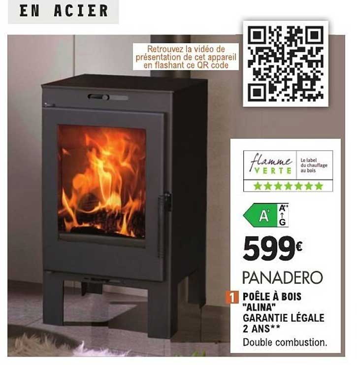 POÊLE À BOIS "ALINA"
