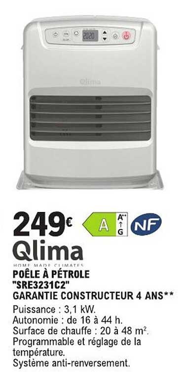 Poêle à pétrole "SRE3231C2"