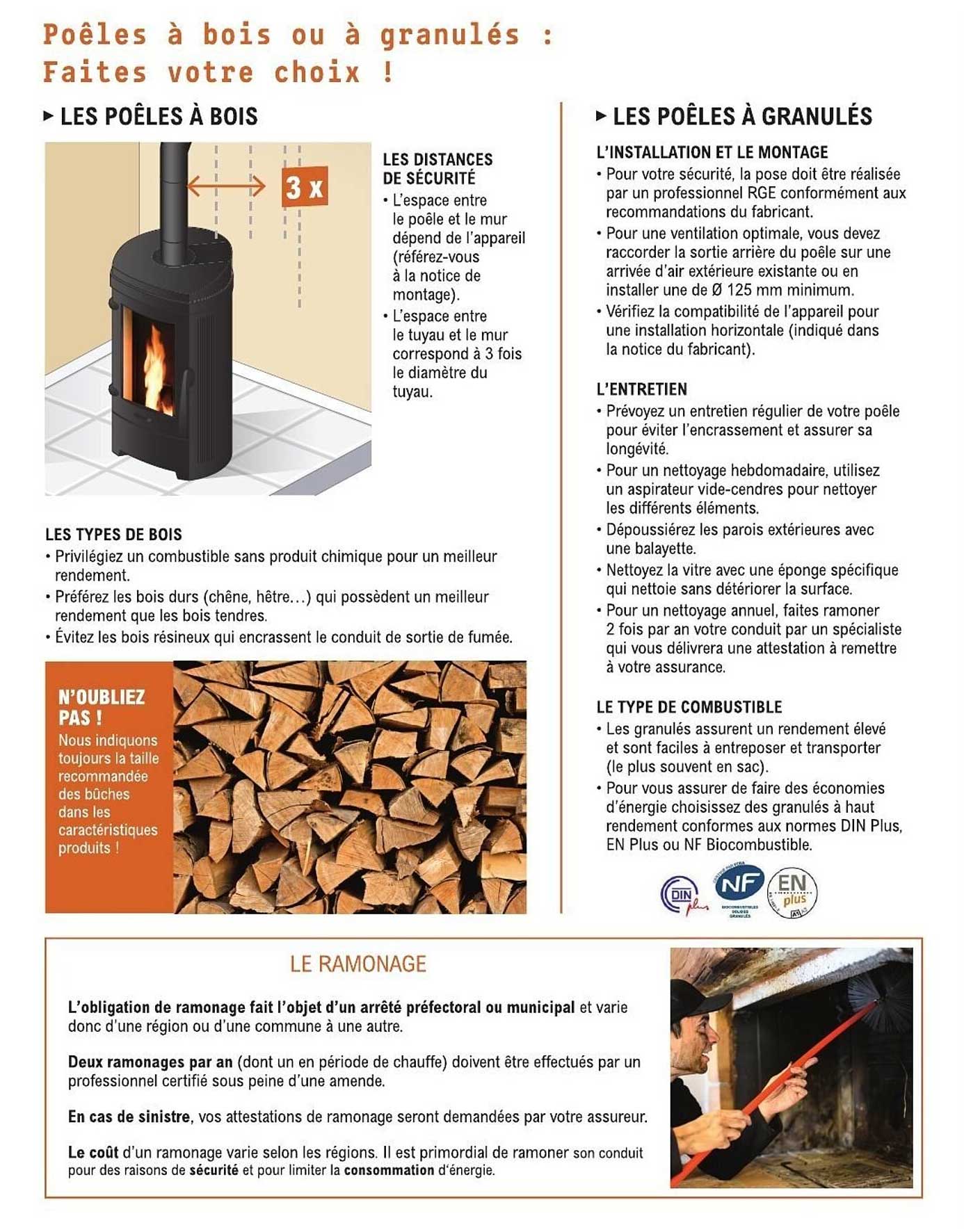 Poêles à bois ou à granulés : Faites votre choix !