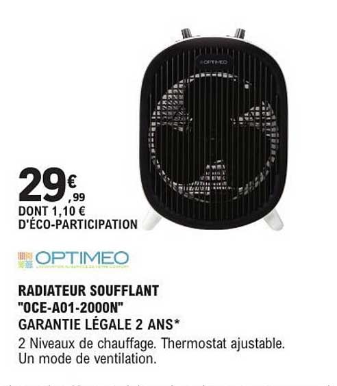 RADIATEUR SOUFFLANT "OCE-A01-2000N"