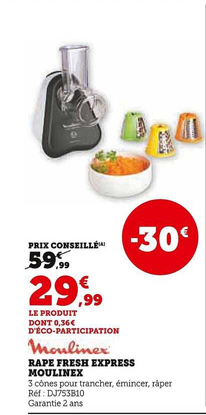 RAPE FRESH EXPRESS MOULINEX