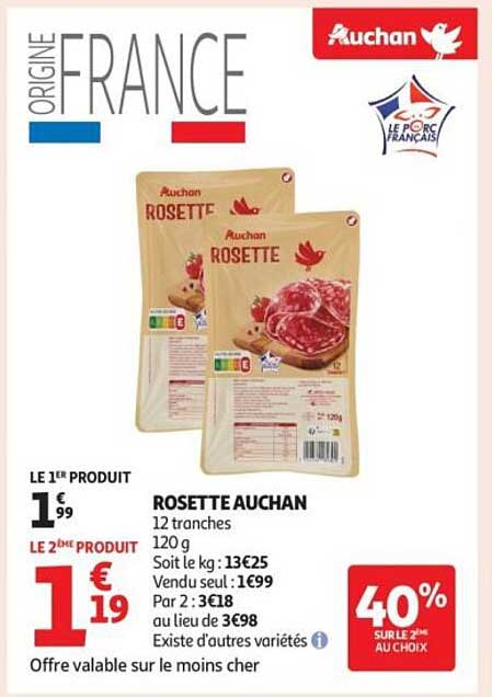 ROSETTE AUCHAN