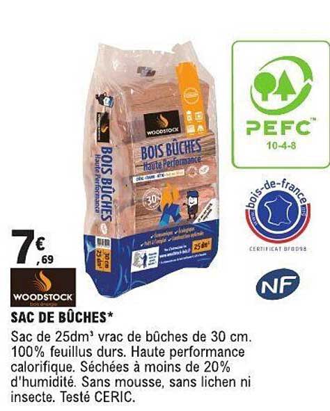 SAC DE BÛCHES*