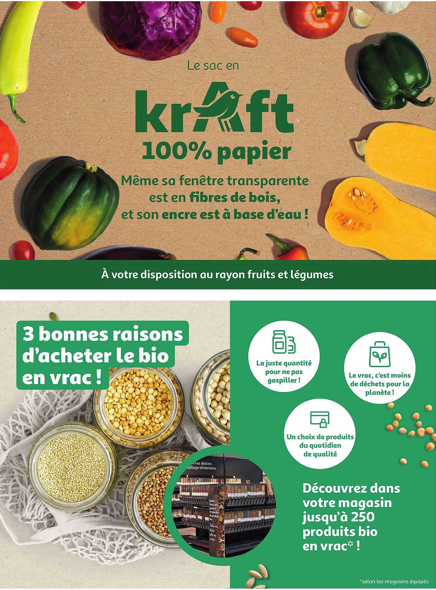 Sac en kraft 100% papier