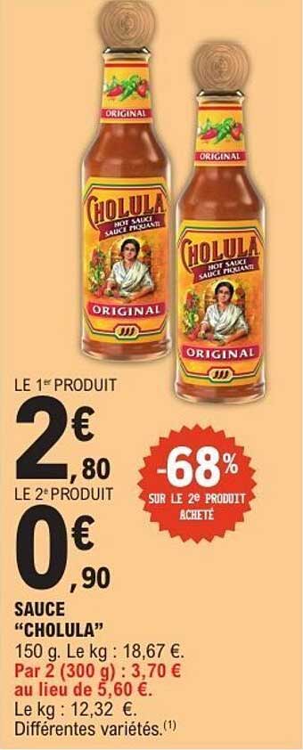 SAUCE "CHOLULA"