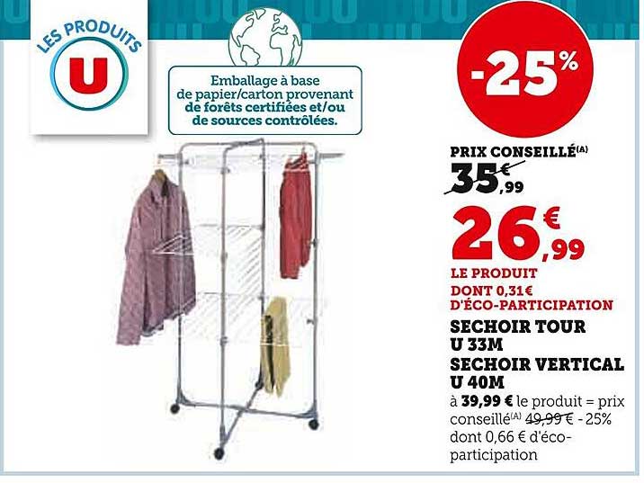 Séchoir Tour U 33m