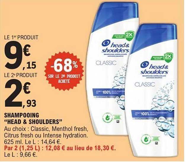 SHAMPOOING "HEAD & SHOULDERS"