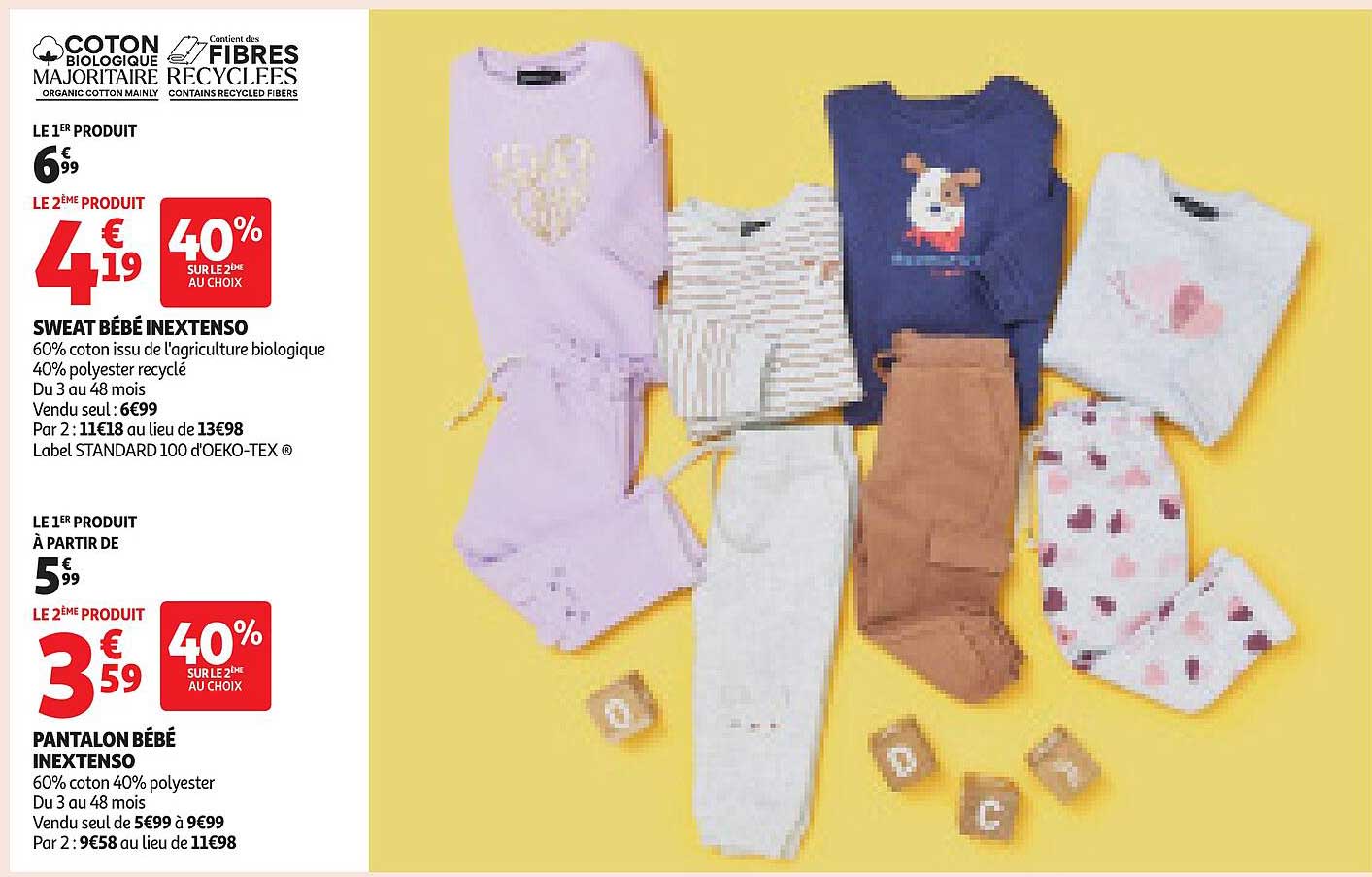 SWAT BEBE INEXTENSO 40% SUR LE 2ÈME AU CHOIX