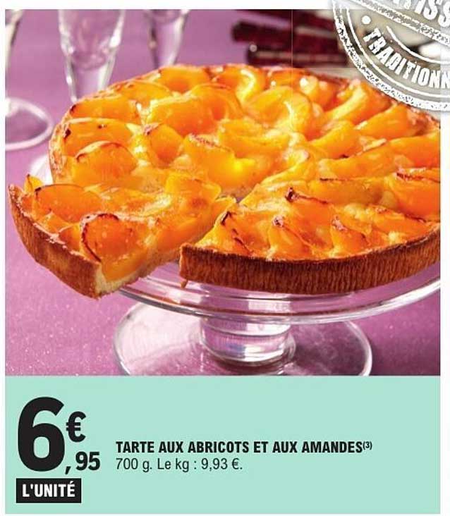 TARTE AUX ABRICOTS ET AUX AMANDES