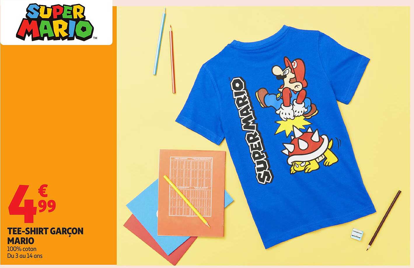 TEE-SHIRT GARÇON MARIO