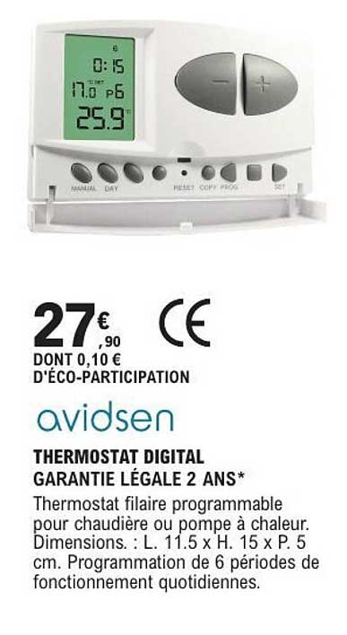 THERMOSTAT DIGITAL