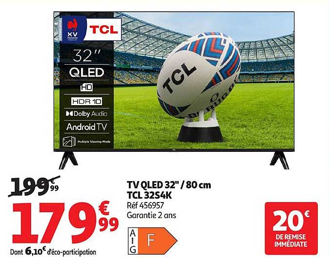 TV QLED 32" / 80 cm TCL 3254K