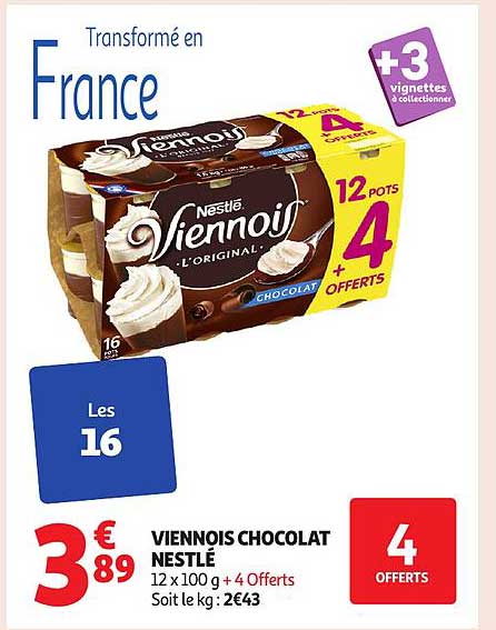 VIENNOIS CHOCOLAT NESTLÉ