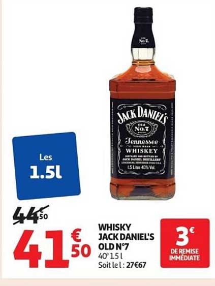 WHISKY JACK DANIEL'S OLD N°7
