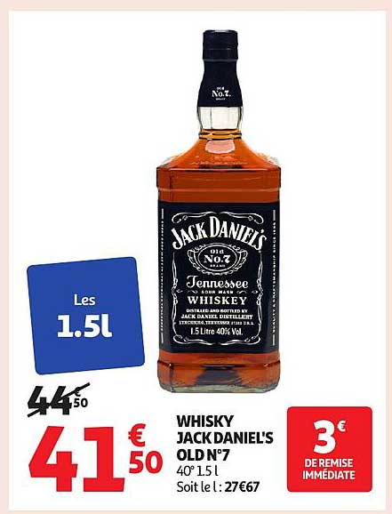 WHISKY JACK DANIEL'S OLD N°7