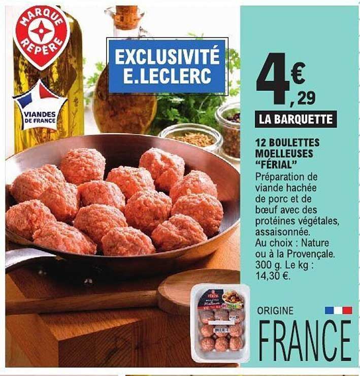 12 BOULETTES MOELLEUSES “FÉRAL”