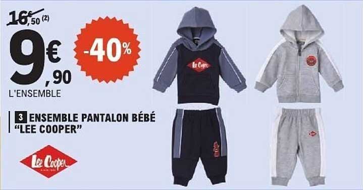 3 ENSEMBLE PANTALON BÉBÉ “LEE COOPER”