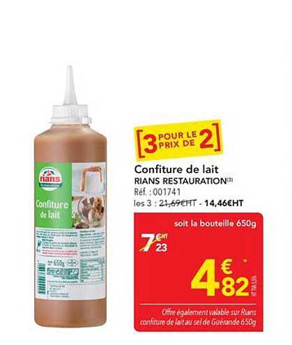 3 POUR LE PRIX DE 2