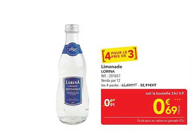 4 POUR LE PRIX DE 3