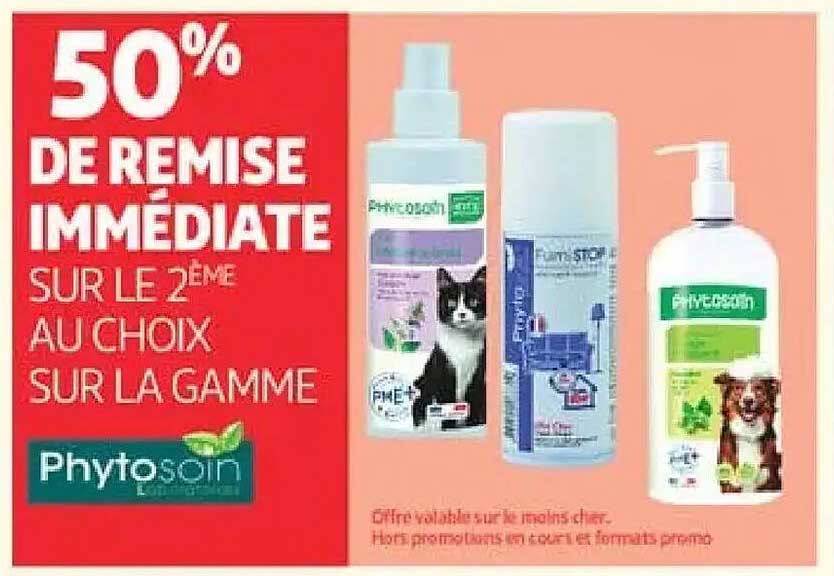 50% DE REMISE IMMÉDIATE SUR LE 2ÈME AU CHOIX SUR LA GAMME Phytosoin