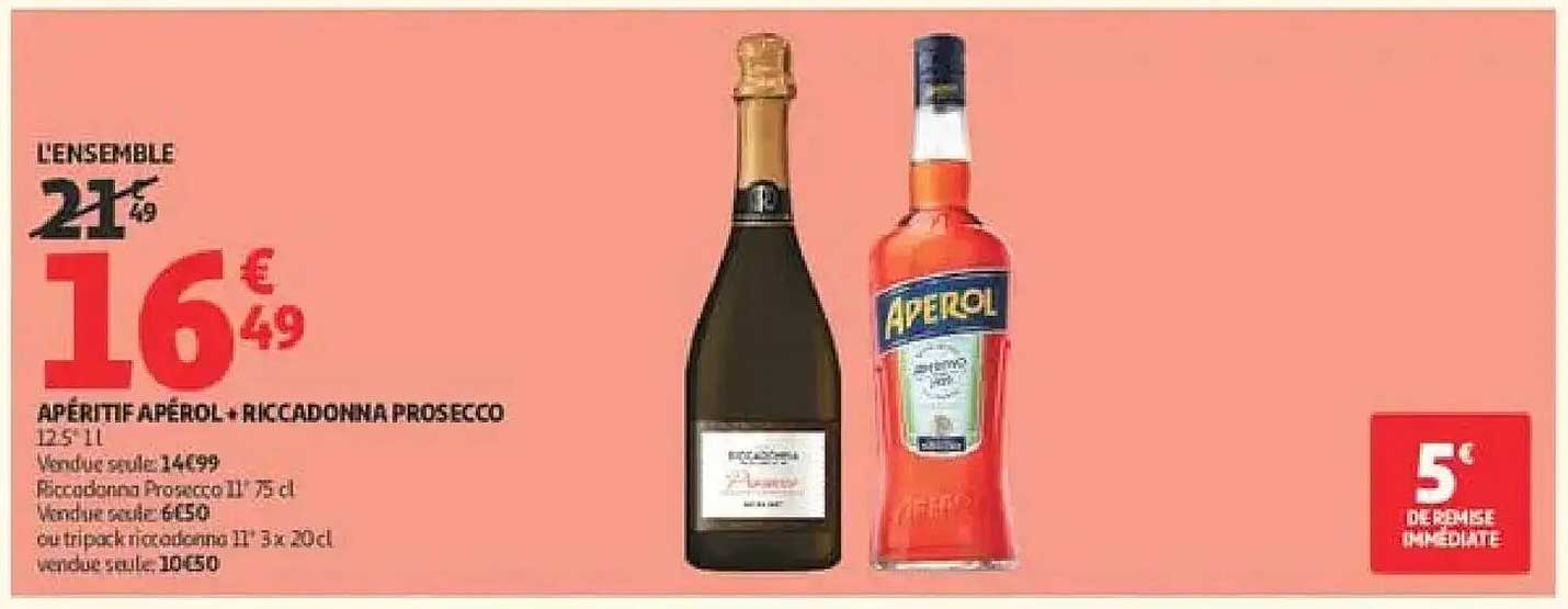 APÉRITIF APÉROL + RICCADONNA PROSECCO