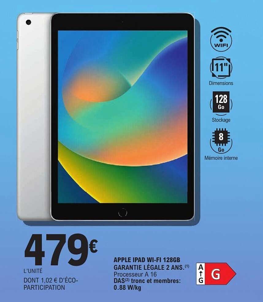 APPLE IPAD WI-FI 128GB
