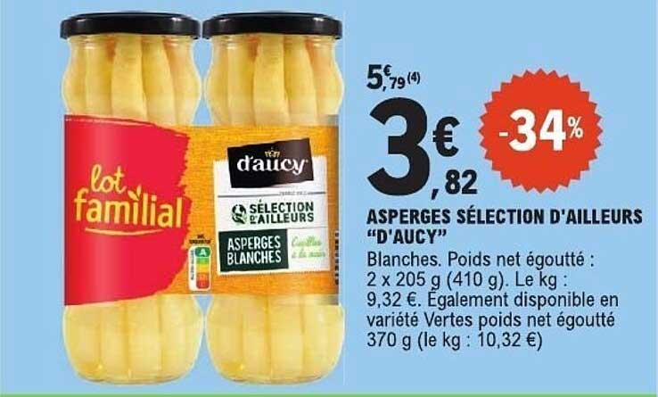 ASPERGES SÉLECTION D'AILLEURS "D'AUCY"
