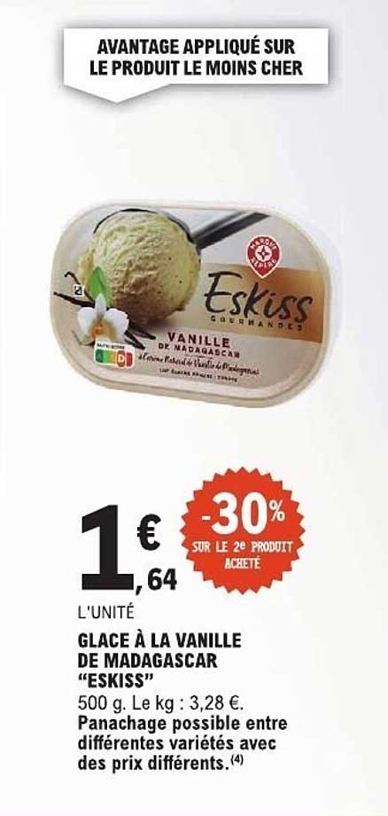 AVANTAGE APPLIQUÉ SUR LE PRODUIT LE MOINS CHER