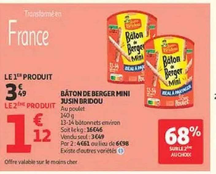 BÂTON DE BERGER MINI JUSIN BRIDOU