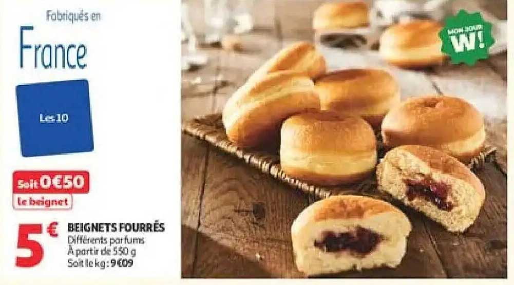 BEIGNETS FOURRÉS