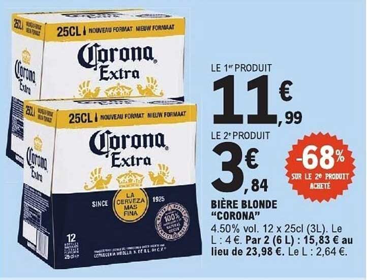 BIÈRE BLONDE “CORONA”