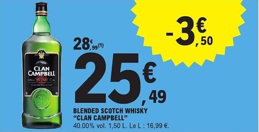 BLENDED SCOTCH WHISKY “CLAN CAMPBELL”