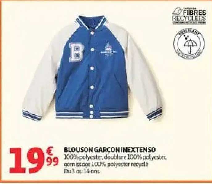 BLOUSON GARÇON NEXTENSO