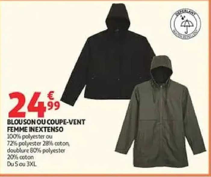 BLOUSON OU COUPE-VENT FEMME INEXTENSO
