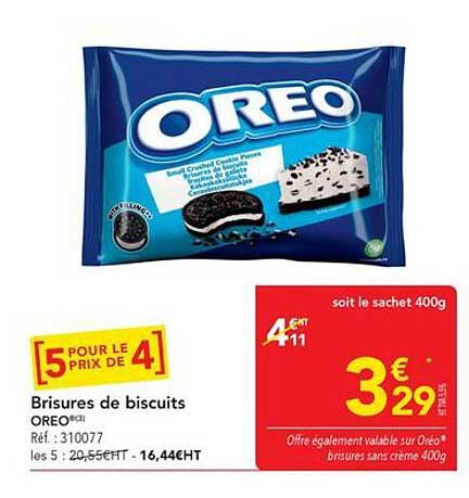 Brisures de biscuits OREO