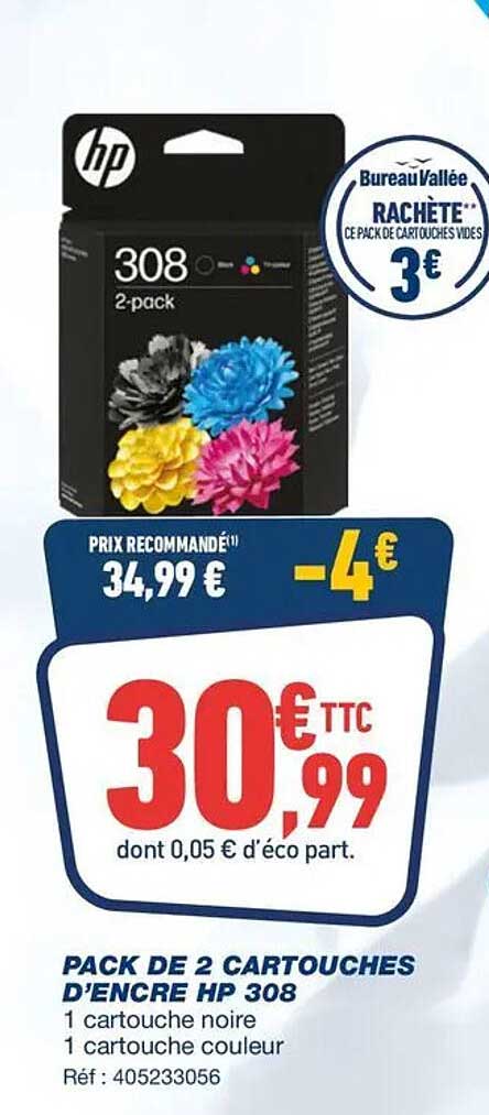Bureau Vallée rachète ce pack de cartouches vides 3€